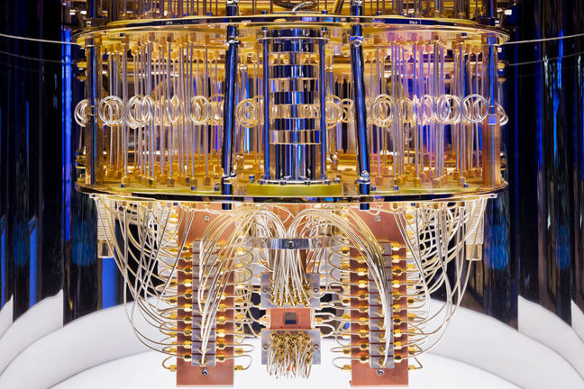 a picture IBM Quantum System One